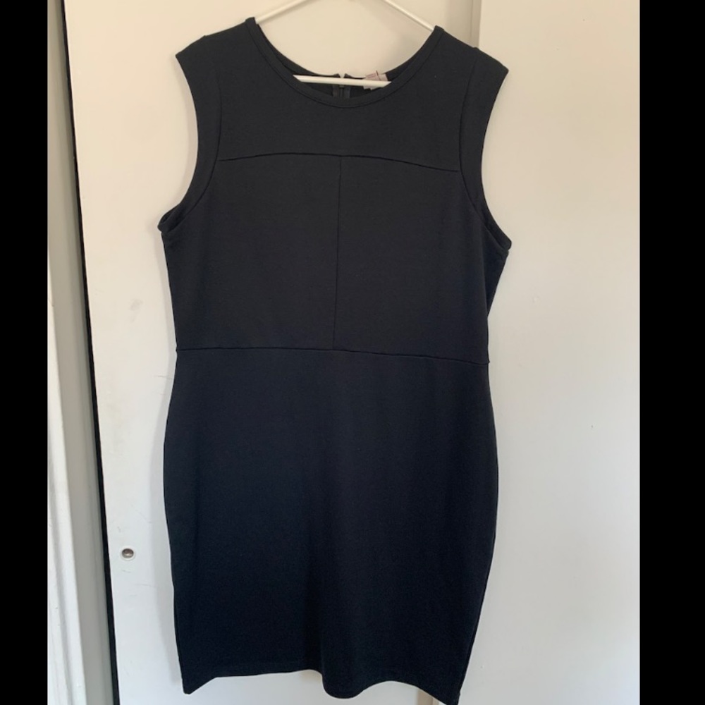 Black Merona Body Con Dress Size XL